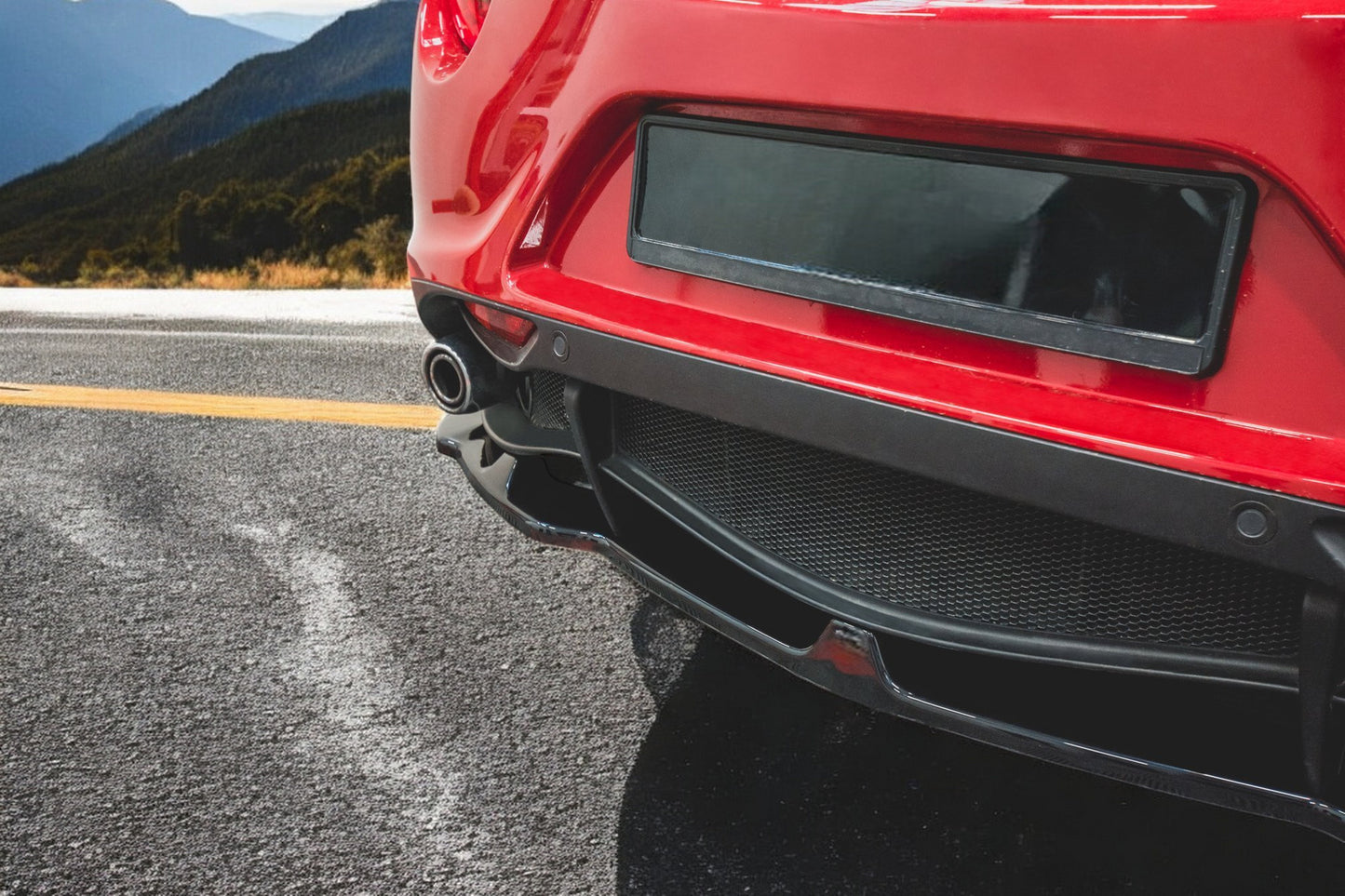 🔥Splitter posteriore Alfa Romeo 4C🔥