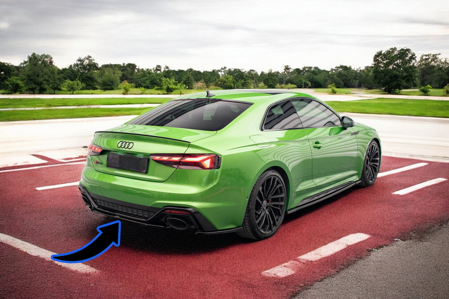 🔥Rear splitter suitable for Audi RS5 F5 Facelift🔥