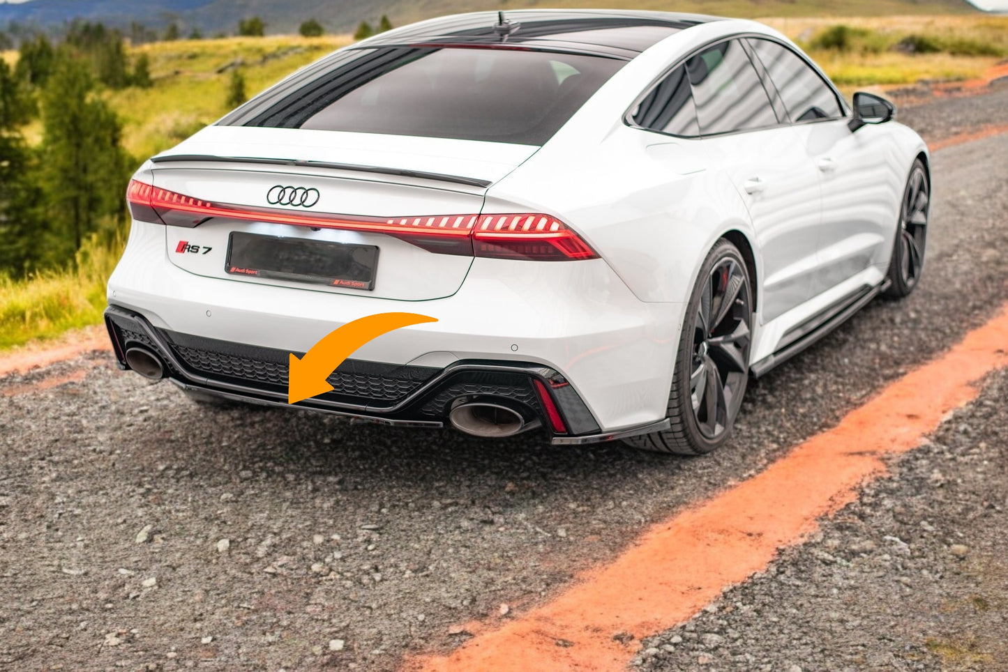 😎Rear Splitter Suitable For Audi RS7 C8😎