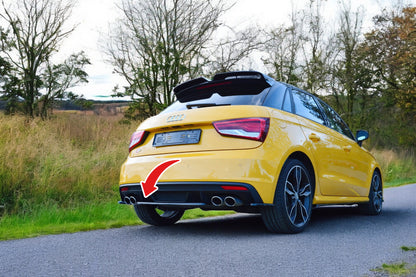 ✨Diffusore posteriore nero luci adatto per Audi S1 8X✨