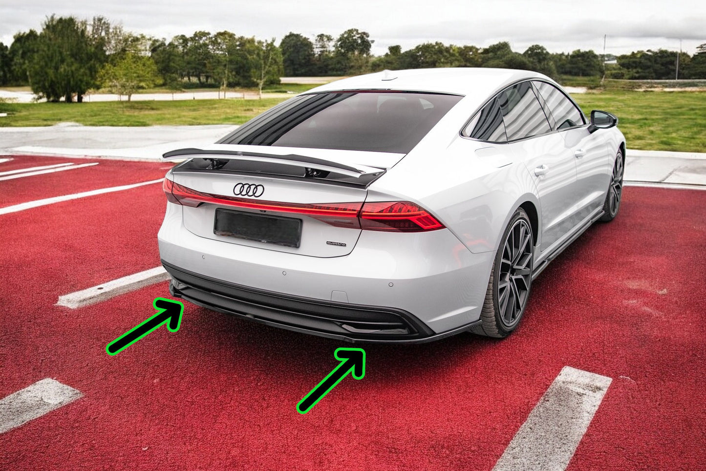 🔥Rear splitter suitable for Audi A7 C8🔥