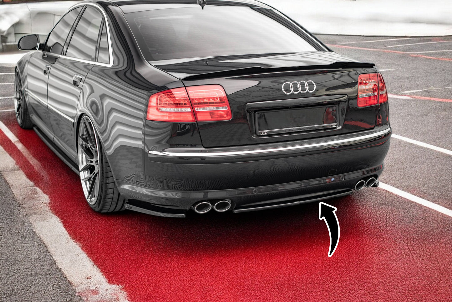 💫Splitter posteriore adatto per Audi S8 D3💫