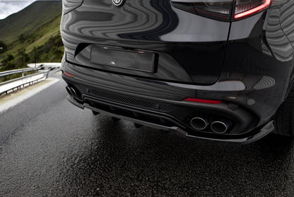 🔥Splitter posteriore (con barre verticali) Alfa Romeo Stelvio Quadrifoglio Mk🔥