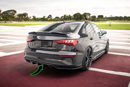 ✨Splitter posteriore (con barre verticali) Audi A3 S-Line Berlina 8Y✨