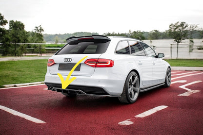 😍Splitter posteriore Adatto Per Audi A4 Competition B8 Facelift😍