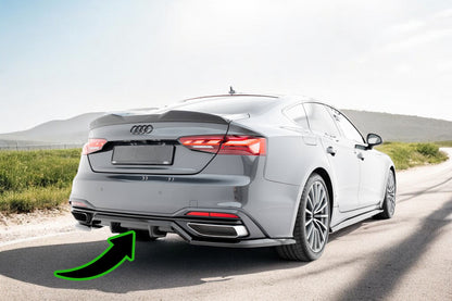 ✨Splitter posteriore (con barre verticali) Audi A5 F5 Facelift✨