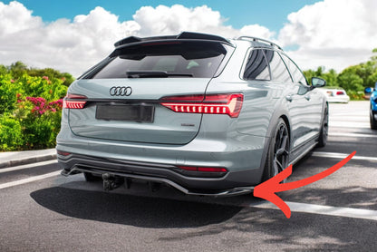 🤩Splitter posteriore (con barre verticali) adatto per Audi A6 Allroad C8🤩