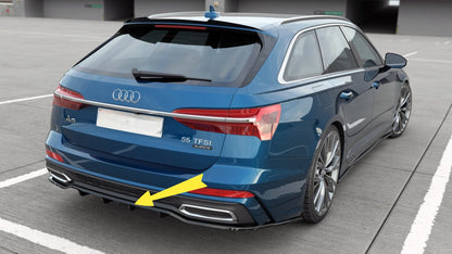 🔥Splitter posteriore (con barre verticali)Adatto Per  Audi A6 S-Line C8🔥