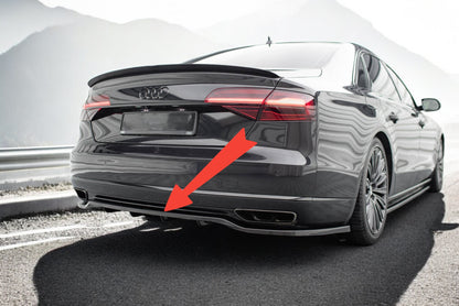 😎Rear Splitter Suitable For Audi A8 D4 Facelift😎