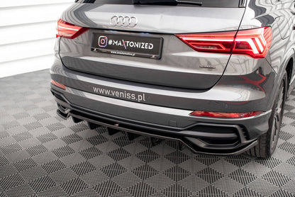 💫ART.8942 Splitter Posteriore (con barre verticali) per Audi Q3 S-Line SUV F3💫