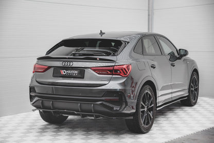 💫ART.8944 Splitter Posteriore (con barre verticali) per Audi Q3 S-Line F3 2019-2025💫
