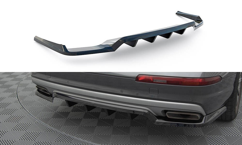 😍Splitter posteriore (con barre verticali) Adatto Per Audi Q7 Mk2😍