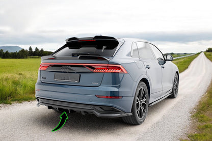 🔥Splitter posteriore (con barre verticali) Audi Q8 Mk1🔥