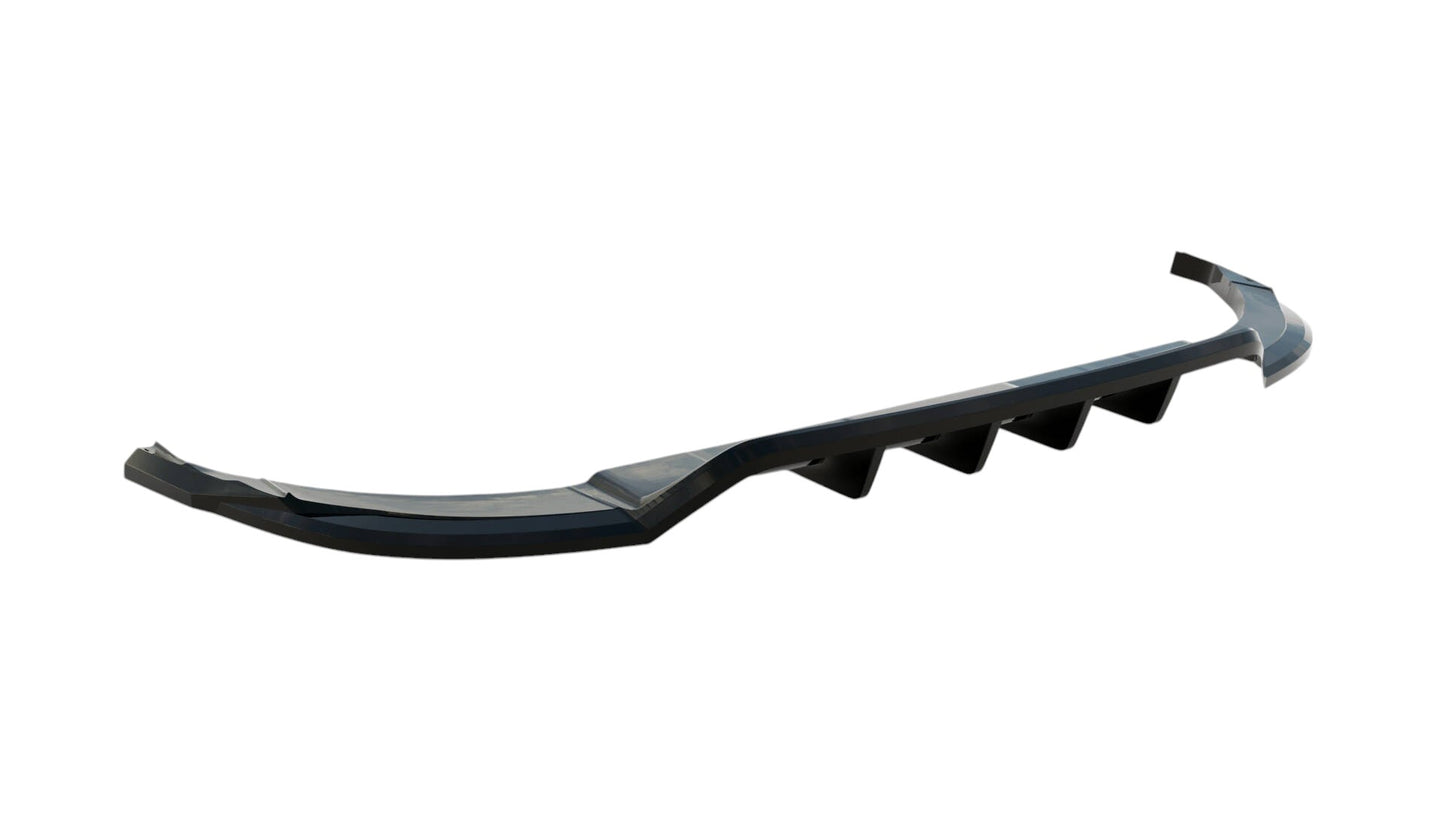 😎Splitter posteriore (con barre verticali) Adatto Per Audi Q8 S-Line Mk1😎