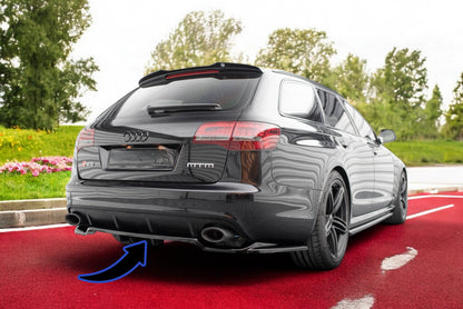 🔥Splitter posteriore (con barre verticali) Audi RS6 Avant C6🔥