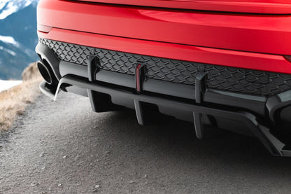 ⭐DIFFUSORE (con barre verticali) ADATTO PER Audi RSQ8 Mk1 Facelift⭐