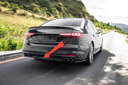 💥Rear Splitter (with vertical bars) Suitable For Audi S4 B9 Facelift💥