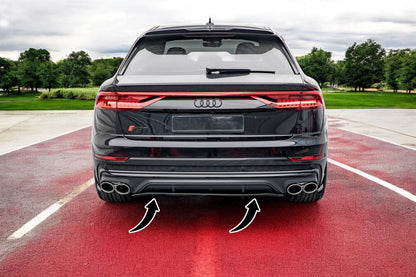 ⭐Black Rear Diffuser Lights (with vertical bars) suitable for Audi SQ8 Mk1⭐