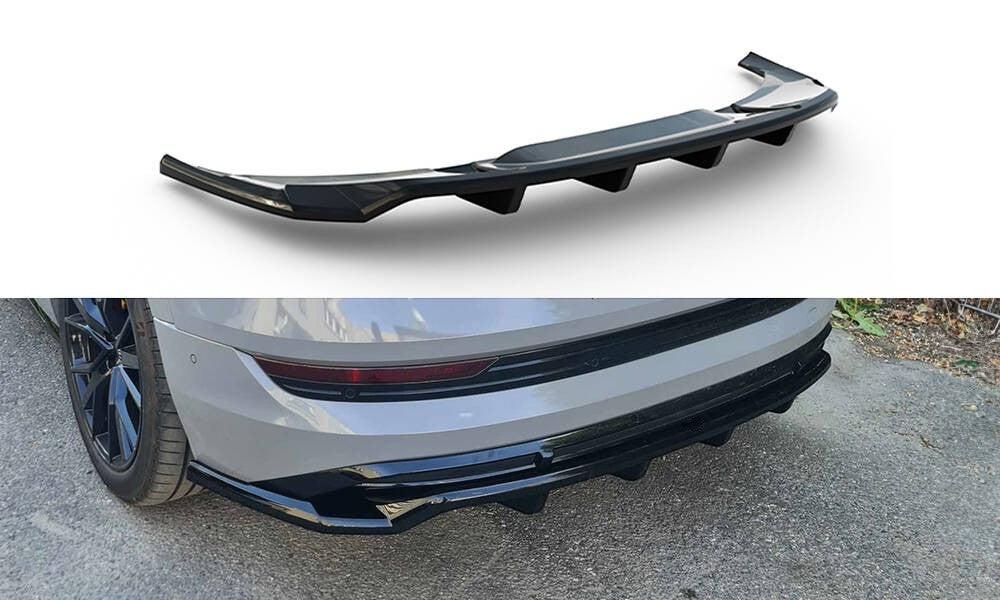 🤩Splitter posteriore (con barre verticali) adatto per Audi e-Tron S-Line🤩