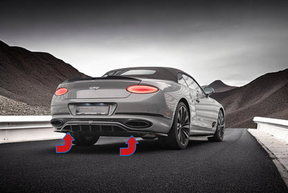 ✨Splitter posteriore (con barre verticali) Bentley Continental GT Mk3✨