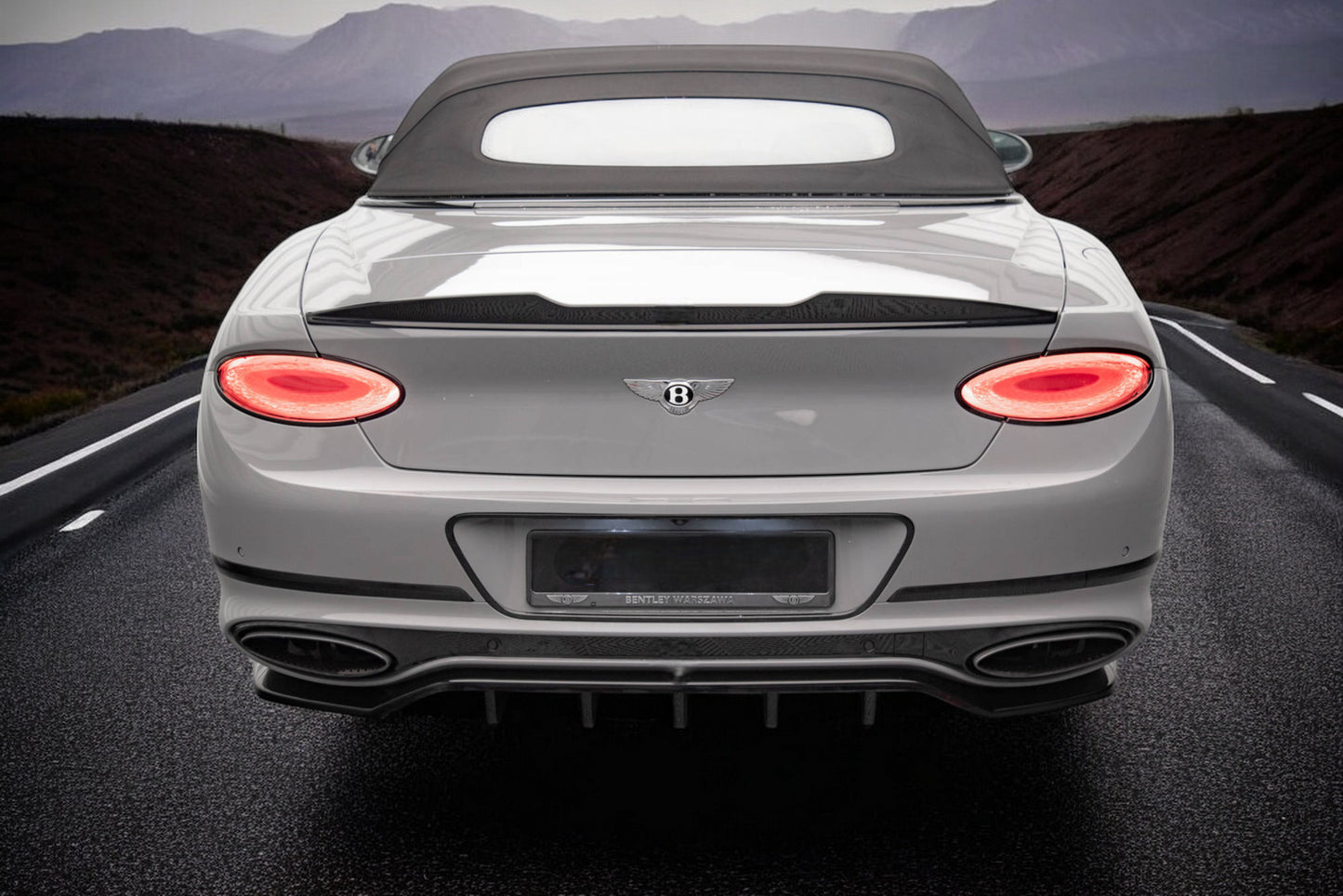 ✨Splitter posteriore (con barre verticali) Bentley Continental GT Mk3✨