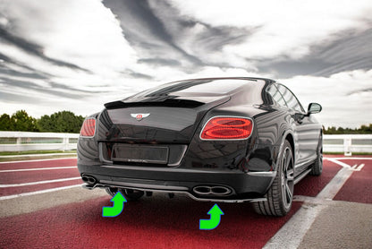 ✨Splitter posteriore (con barre verticali) Bentley Continental GT V8 S Mk2✨