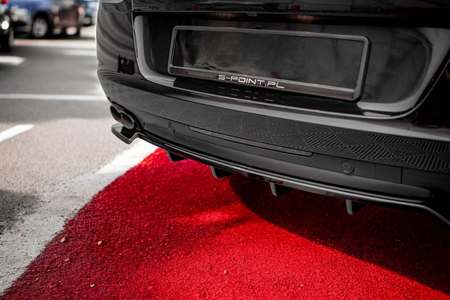✨Splitter posteriore (con barre verticali) Bentley Continental GT V8 S Mk2✨