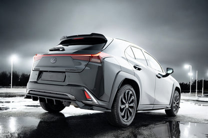 ⭐Splitter posteriore (con barre verticali) Adatto Per Lexus UX F-Sport Mk1⭐
