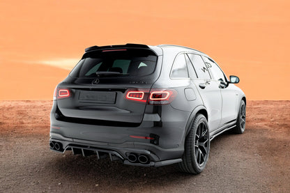 ⭐Splitter posteriore (con barre verticali) Mercedes-AMG GLC 43 SUV X253 Facelif⭐