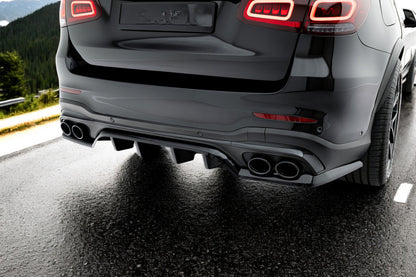 ⭐Splitter posteriore (con barre verticali) Mercedes-AMG GLC 43 SUV X253 Facelif⭐