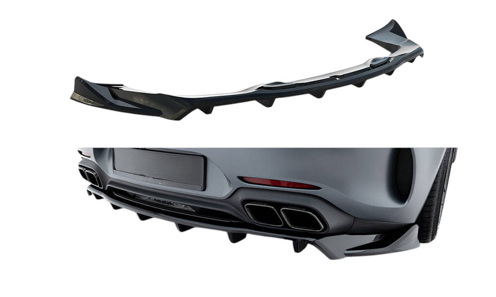 🔥Splitter posteriore (con barre verticali) Mercedes-AMG GT C C190 Facelift🔥