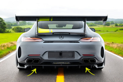 🔥Splitter posteriore (con barre verticali) Mercedes-AMG GT C C190 Facelift🔥
