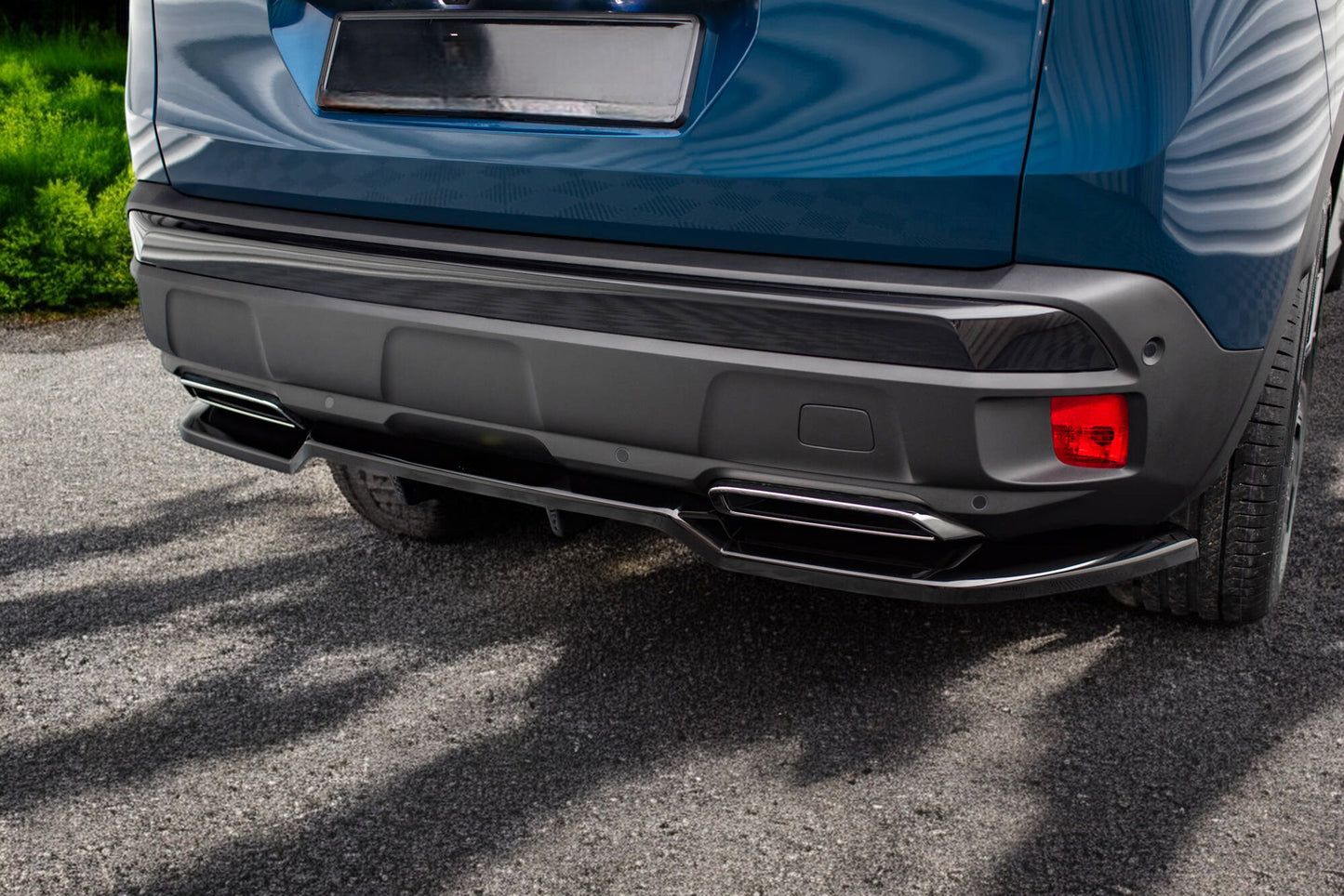 ⭐Rear splitter (with vertical bars) Peugeot 3008 GT-Line Mk2 Facelift⭐