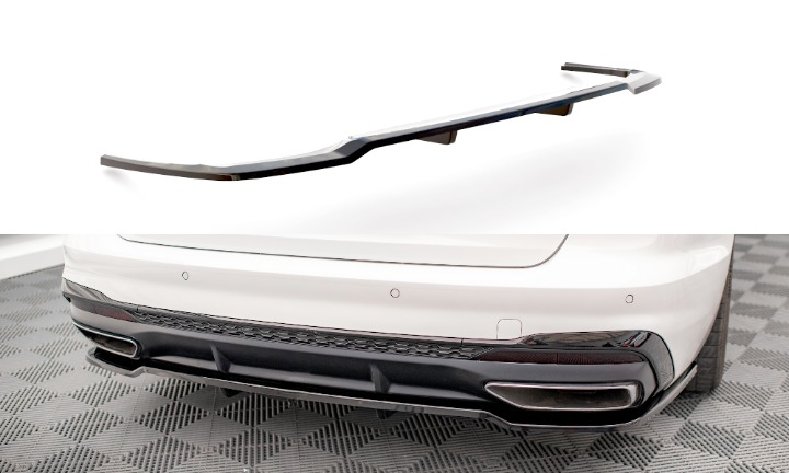 🔥Splitter posteriore (con barre verticali) V.1 Audi A4 S-Line B9 Facelift🔥