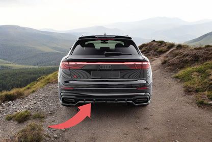 🤩Splitter posteriore V.1 Adatto Per Audi SQ8 / Q8 S-Line Mk1 Facelift🤩
