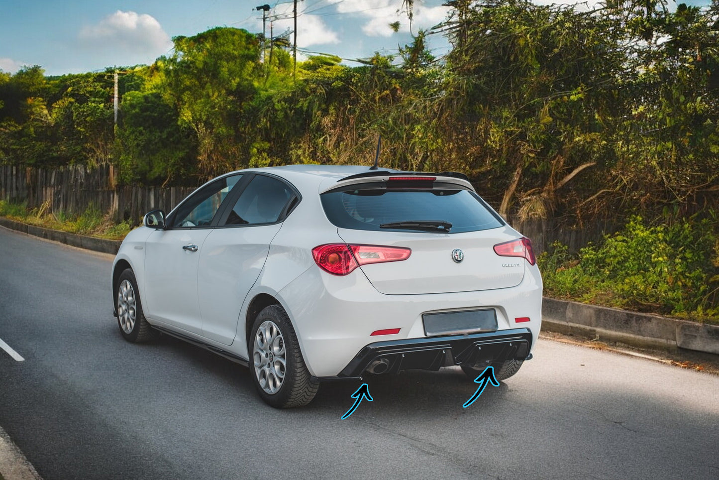 🔥Mantovana posteriore Alfa Romeo Giulietta (versione scarico singolo)🔥
