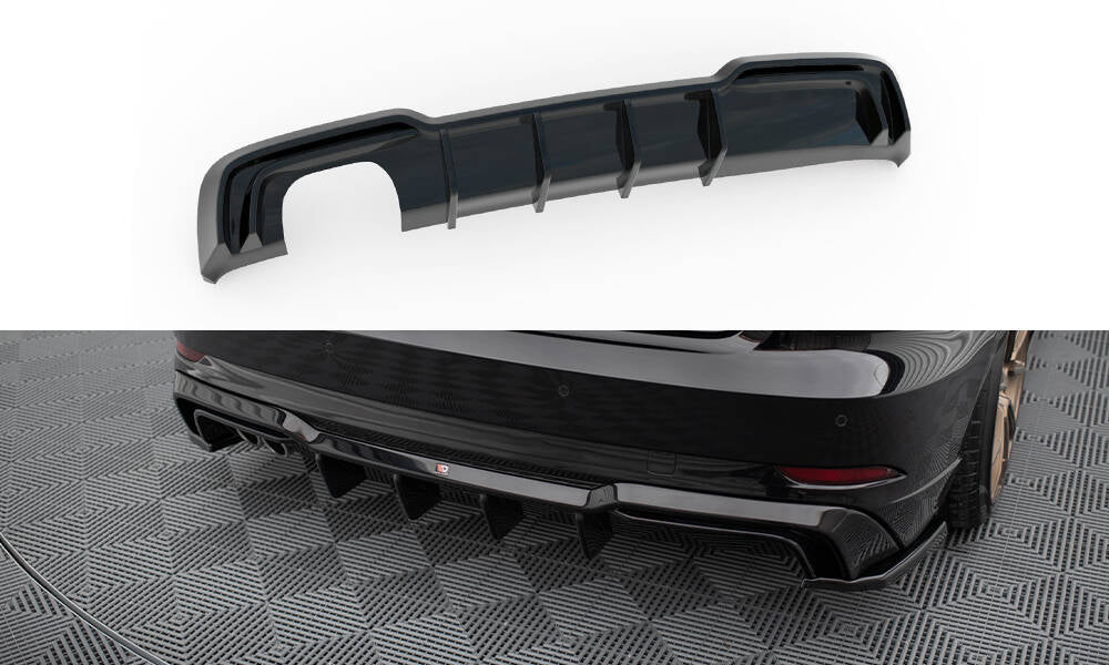 DIFFUSORE POSTERIORE adatto per AUDI A3 S-LINE SPORTBACK 8V FACELIFT 2016-2020