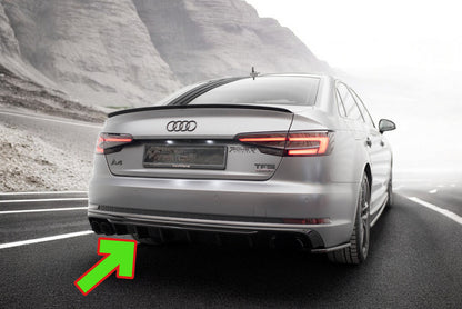 🔥Mantovana posterioreAudi A4B9(Versione doppi terminali di scarico su un late🔥