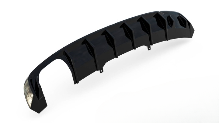 🔥Mantovana posterioreAudi A4B9(Versione doppi terminali di scarico su un late🔥