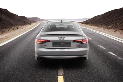 🔥Mantovana posteriore Audi A4 B9 (Versione con terminali di scarico singoli)🔥