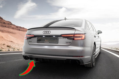 🔥Mantovana posteriore Audi A4 B9 (Versione con terminali di scarico singoli)🔥