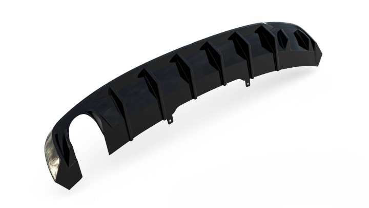 🔥Mantovana posteriore Audi A4 B9 (Versione con terminali di scarico singoli)🔥