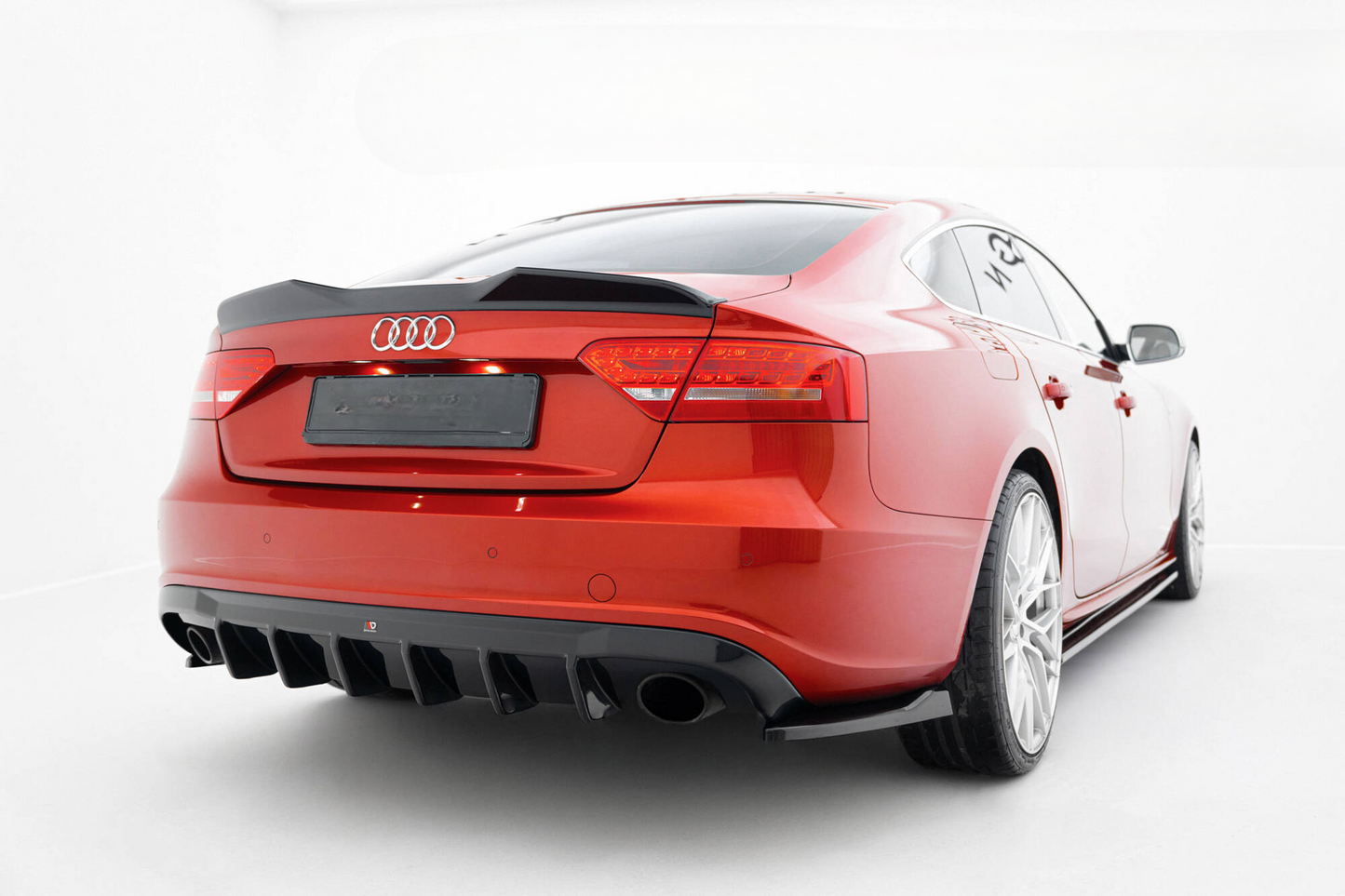 Diffusore posteriore Audi A5 S-Line SportsBack 8T (terminali di scarico laterali)