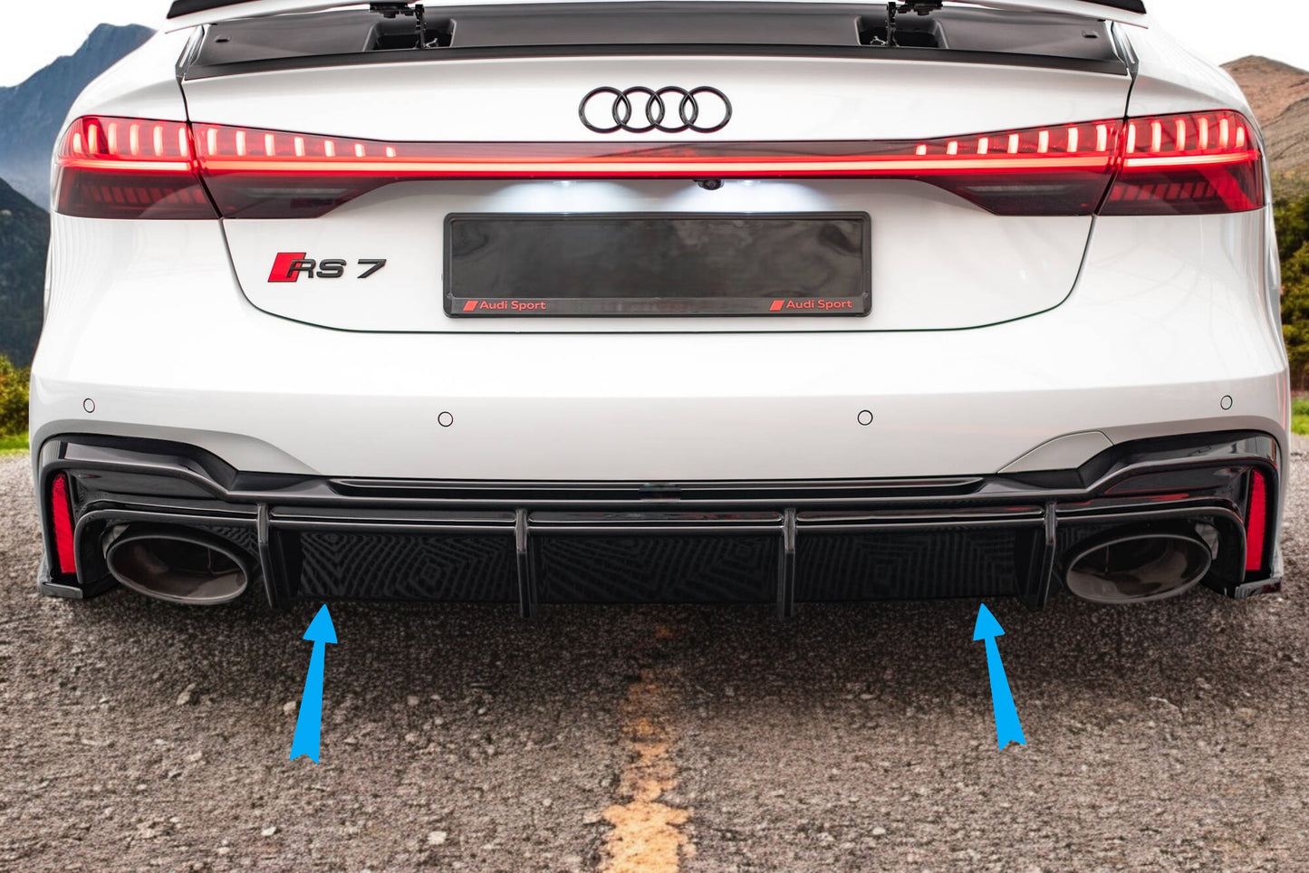 😎Diffusore Adatto Per Audi RS7 C8😎