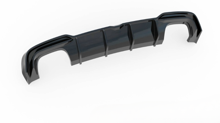 🔥Black Rear Diffuser Lights Suitable for Audi S3 Sedan 8V Facelift🔥