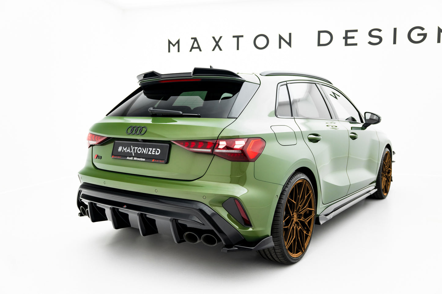 💫ART.8800 Diffusore Posteriore adatto per Audi S3 Sportback 8Y Facelift 2024+💫