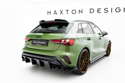 💫ART.8800 Diffusore Posteriore adatto per Audi S3 Sportback 8Y Facelift 2024+💫