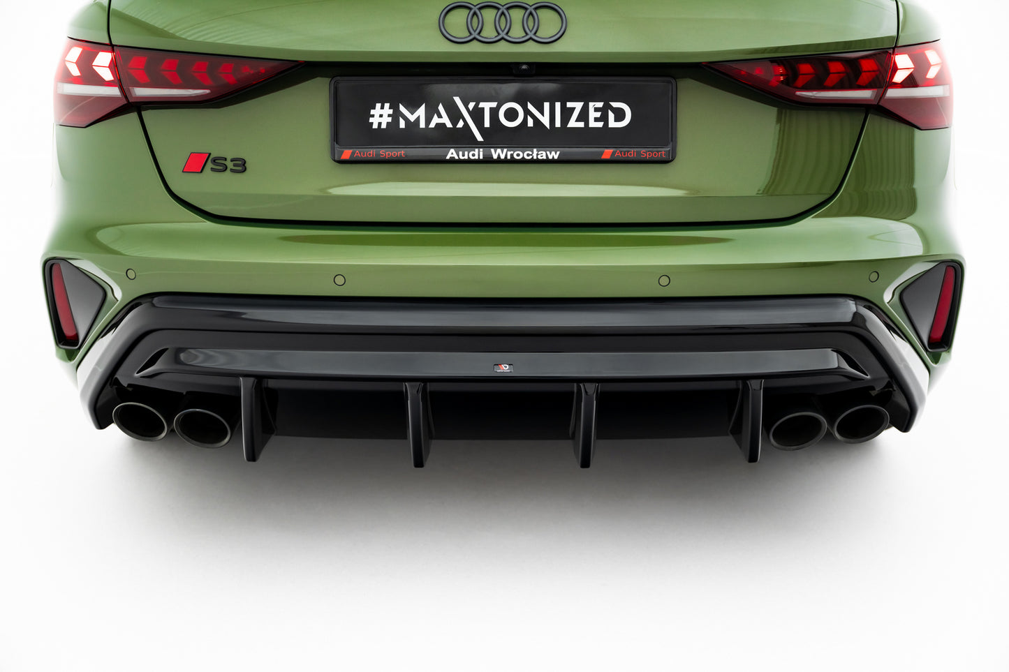 💫ART.8800 Diffusore Posteriore adatto per Audi S3 Sportback 8Y Facelift 2024+💫