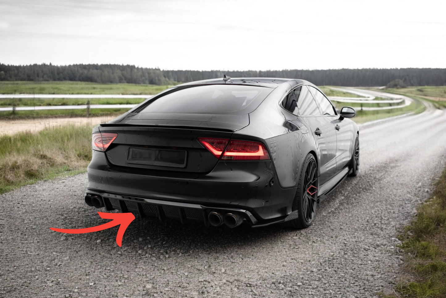😎Paraurti posteriore adatto per Audi S7 C7😎