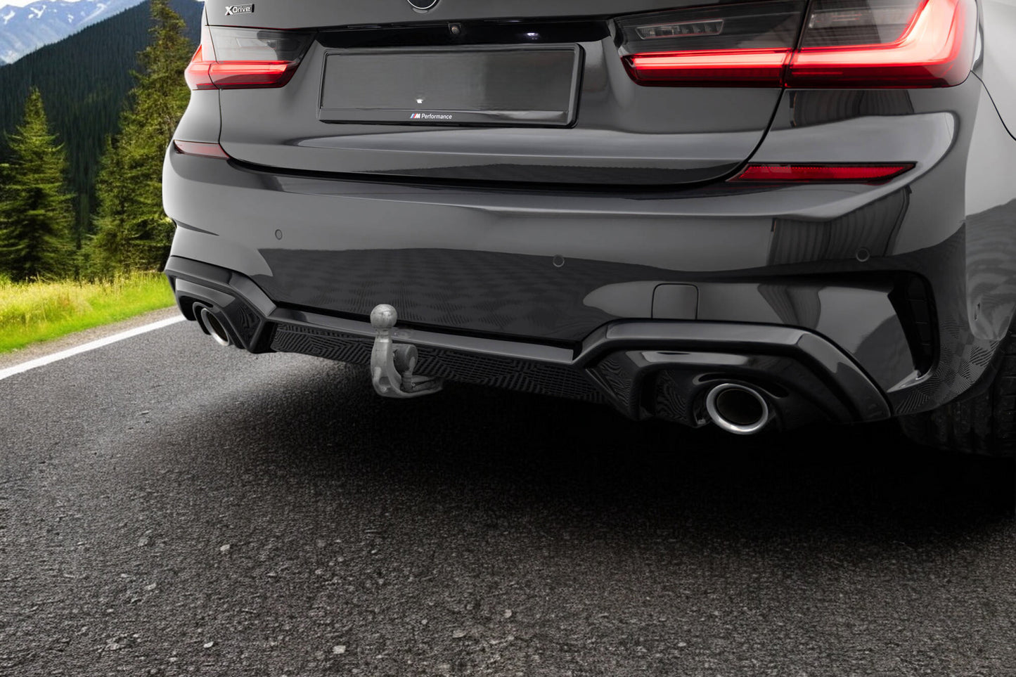 ✨Mantovana posteriore BMW 3 M-Pack G20/G21(Adatto per auto con gancio di traino✨